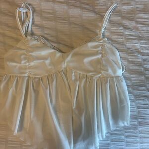 White Spaghetti Strap Top